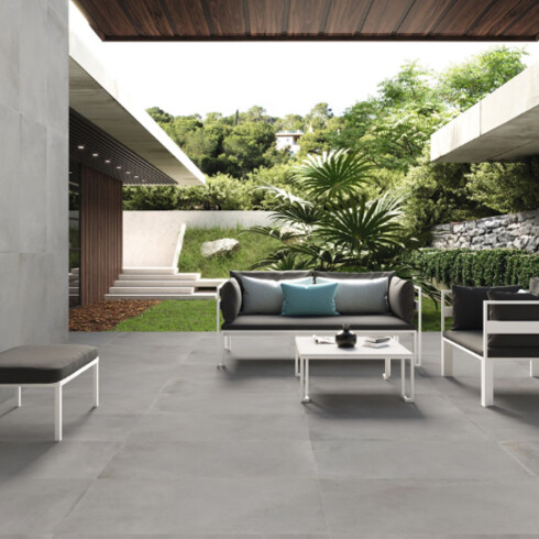 Porcelanato Gris Claro Mate 60X120Cm Piso Pared GAMAS DE GRIS
