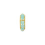Caravanas Aros Kavik Plata 925 bañada de oro 18k 0