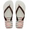 Ojota de Hombre Havaianas Top Basic Blanco - Marrón Café