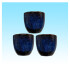 Taza de cerámica azul sin asa 6x6,6cm Taza De Cerámica Azul Sin Asa 6x6,6cm