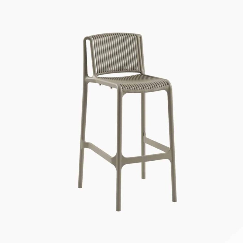 Taburete Silicia Gris