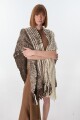 Ruana Cover Crudo/Marron