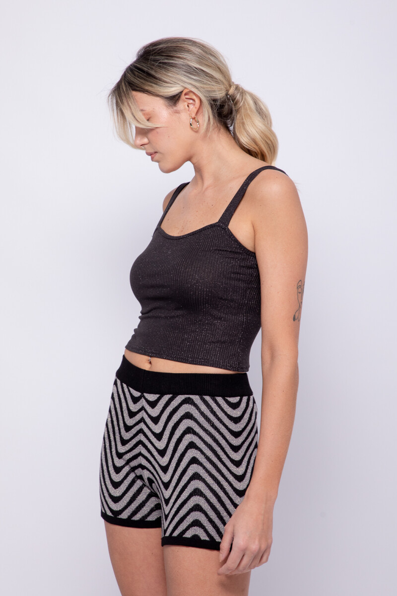 SHORT LIRIO Negro