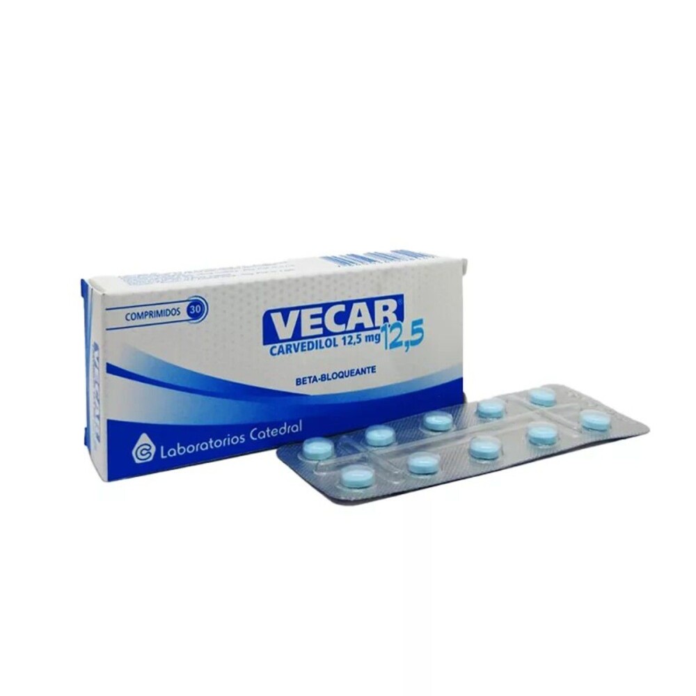 VECAR 12,5 MG. CJ X 30 COMPRIMIDOS única