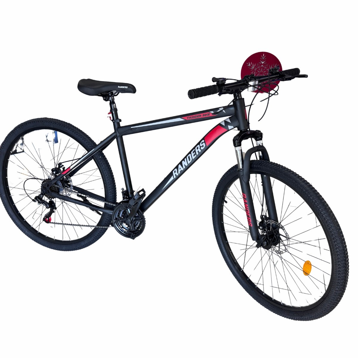 Bicicleta de Montaña Rodado 29 Acero Randers - Negro Rojo 