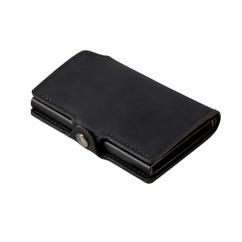 Billetera color negro con protección RFID Billetera Color Negro Con Protección Rfid
