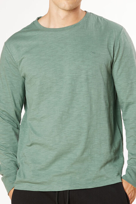 T-SHIRT M/L MARKW23 RUSTY Verde Oscuro