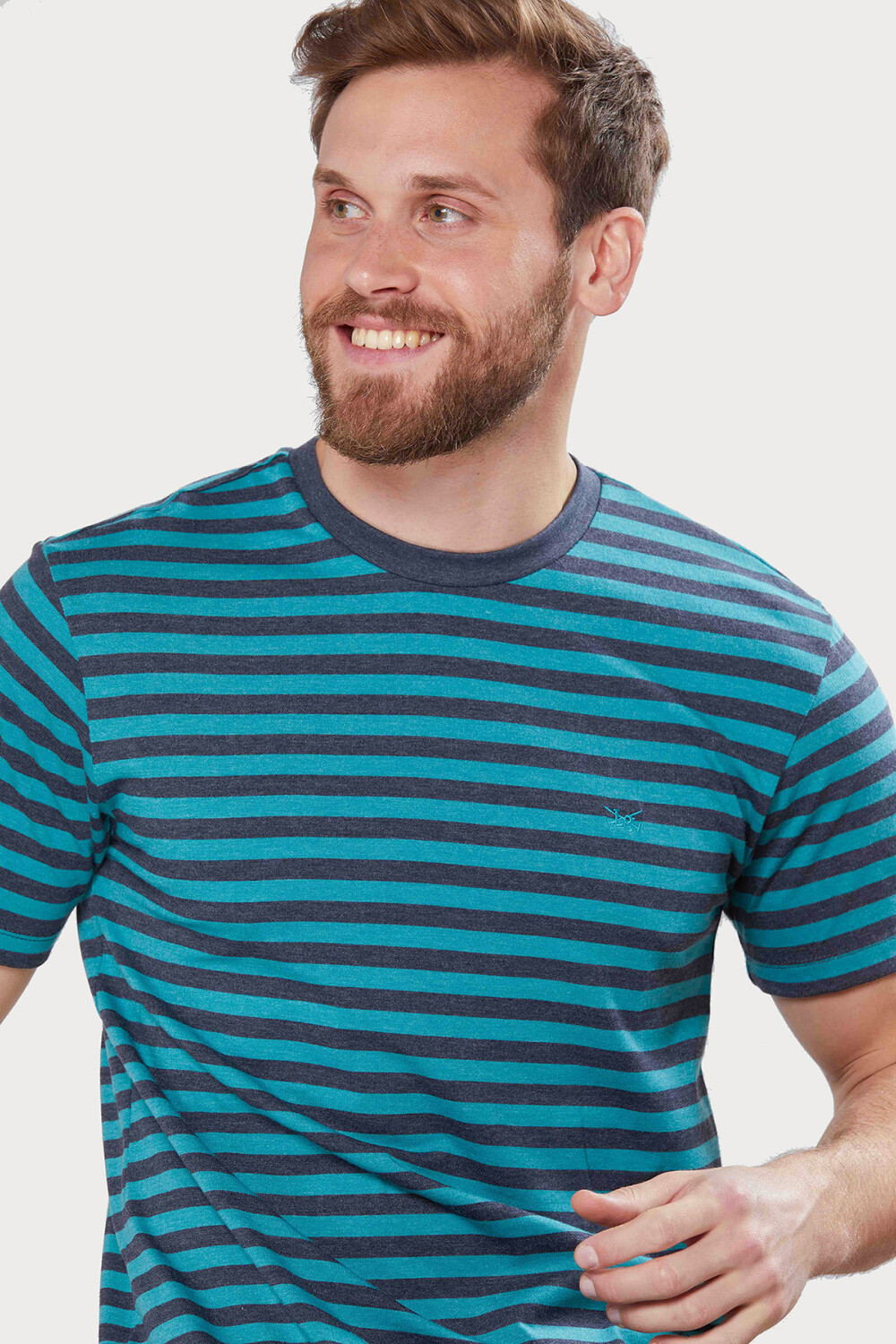 REMERA RAYADA Verde