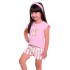 Conjunto para niñas (blusa y shorts) ROSA