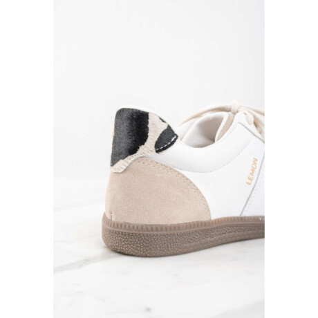 Zapatilla Cuero Nacar