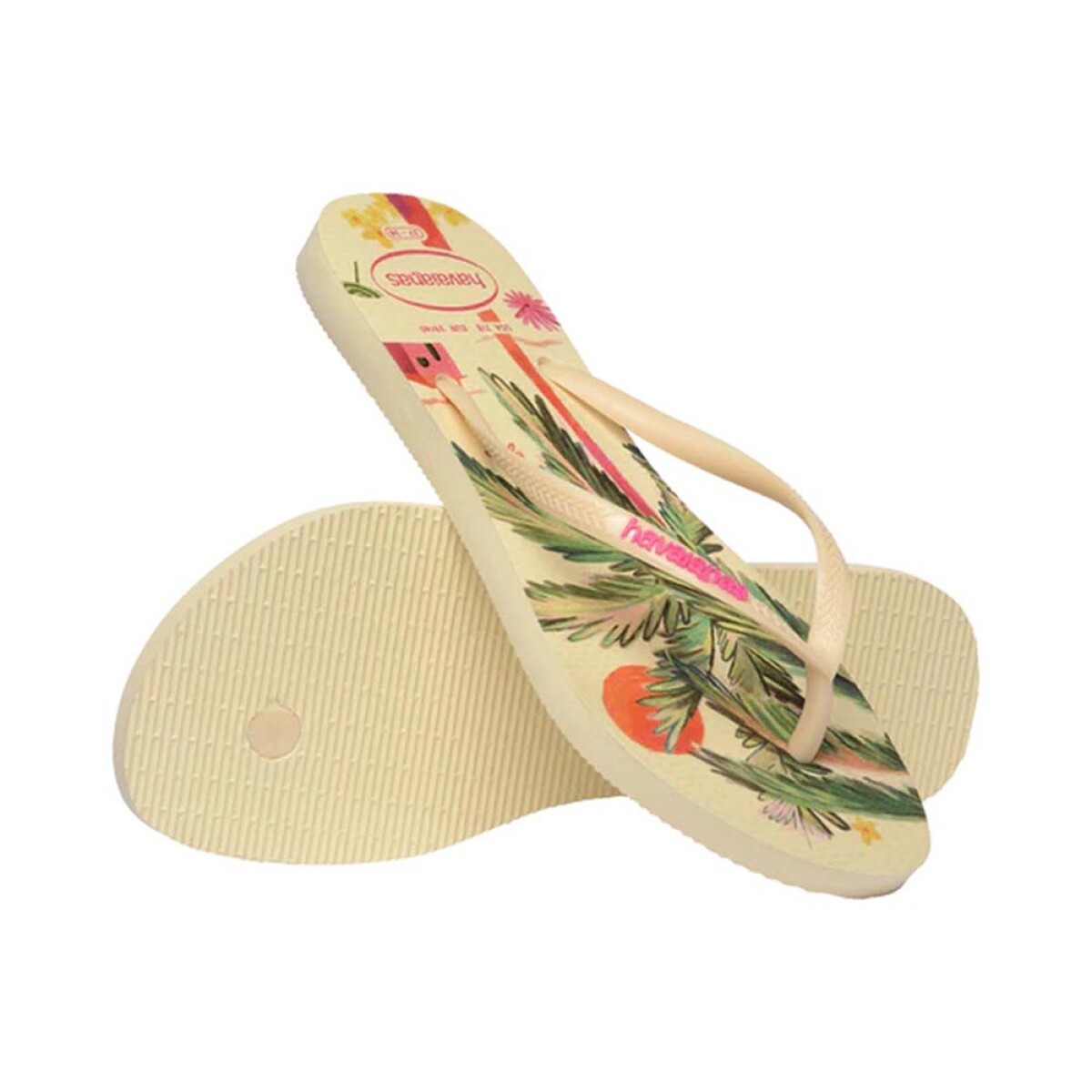 Sandalias Havaianas Slim Summer Bliss Mujer - Buttercream 