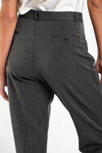 Pantalón Chupin Oficina Gris Melange