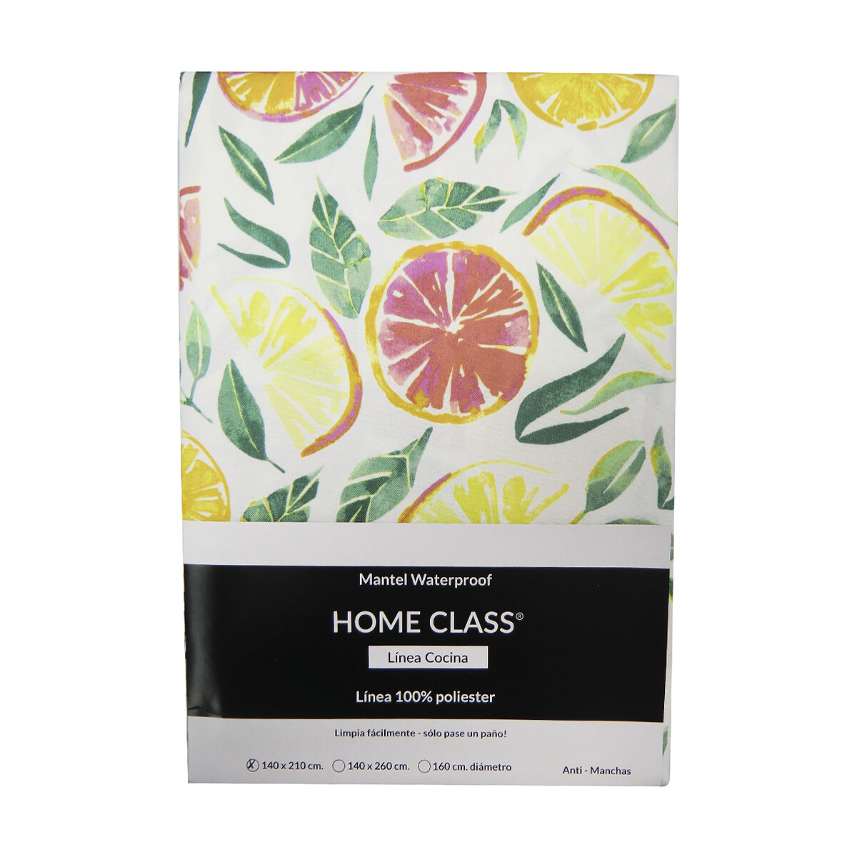 Mantel Waterproof Home Class 140 x 210 cm - 3584 FRUTAS 