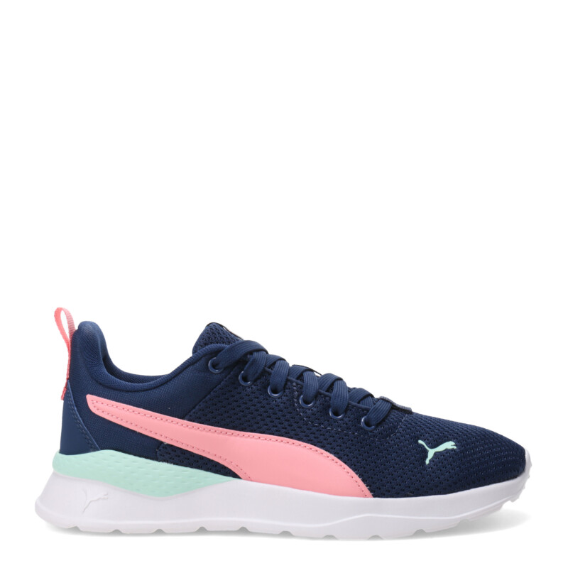 Championes Unisex Puma Anzarun Lite Azul Marino - Rosado - Verde Menta