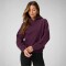 Polera Cozy Fleece Hoodie Mujer Oxblood