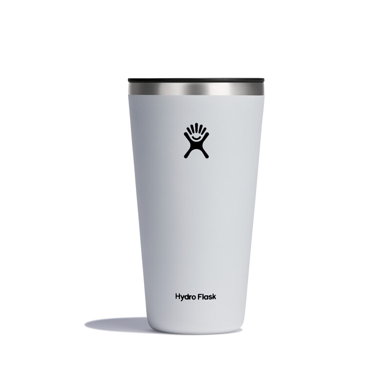 28oz Tumbler With Straw White