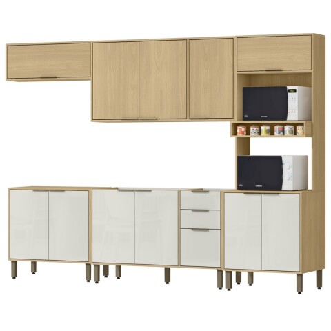 Kit de Cocina Modular Gloria 5 Piezas Mdp 15mm Bajo Mesadas, Aeréos y Torre Kit de Cocina Modular Gloria 5 Piezas Mdp 15mm Bajo Mesadas, Aeréos y Torre