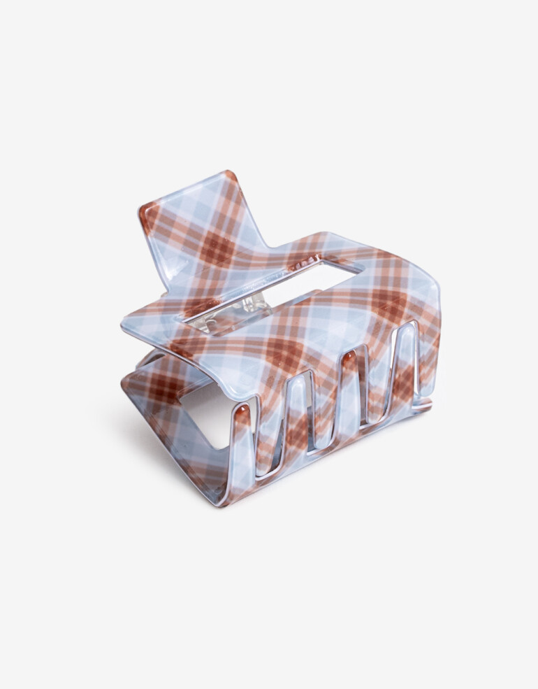 Broche Estampados Broche Chico Estampado De Acrilico - Estampado Geometrico