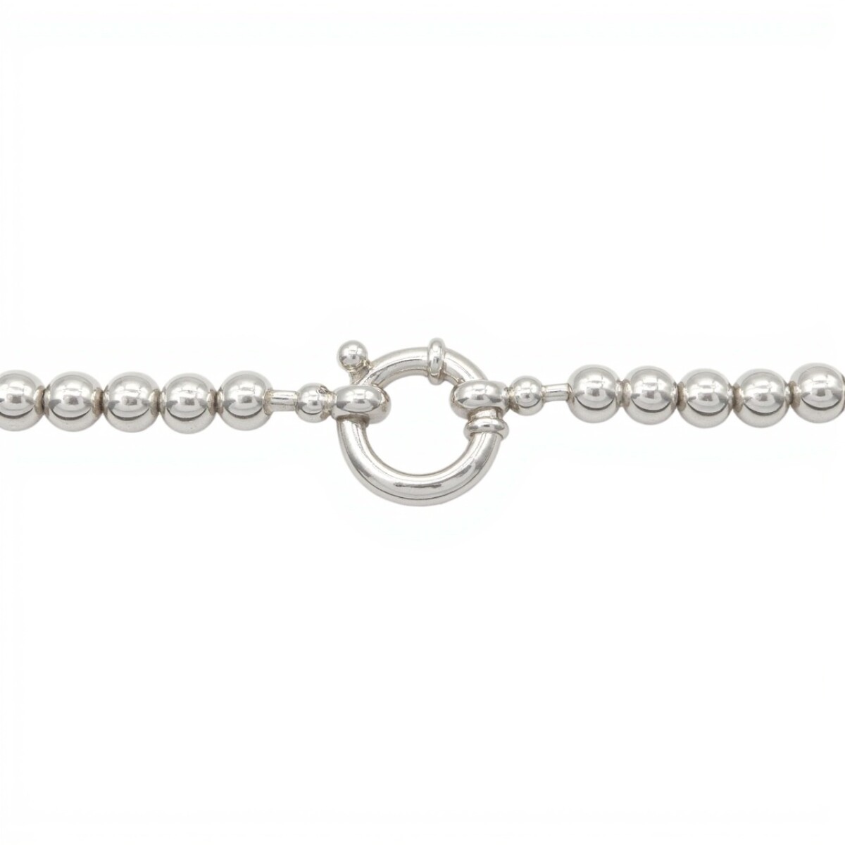 Cadena eslabón Bolas - Plata 925 - Sin Piedra - CD3270 - sinpiedra 