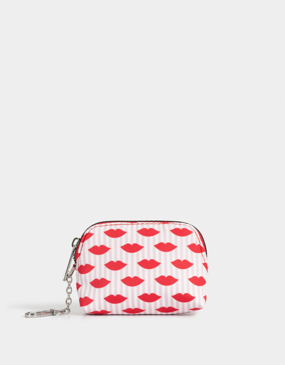 Monedero Cuerina Estampado 