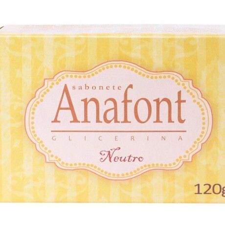 JABON ANAFONT GLICERINA NEUTRO 120 GR JABON ANAFONT GLICERINA NEUTRO 120 GR