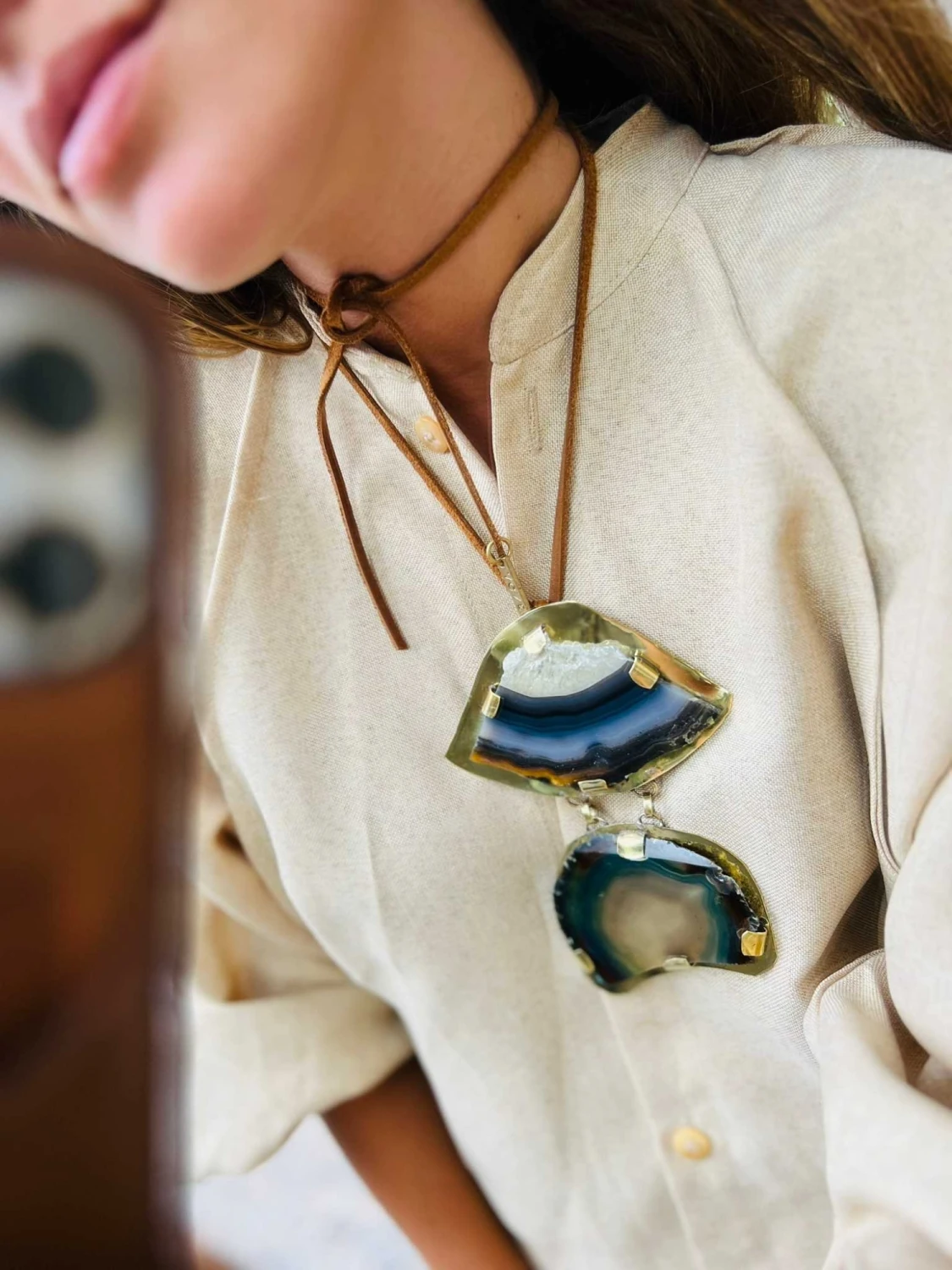 Cracked Necklace