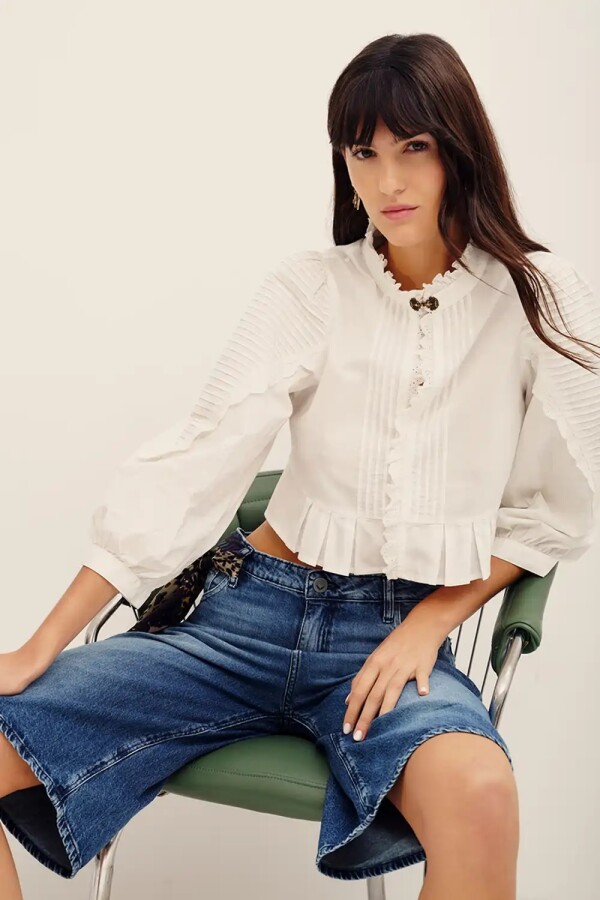 CAMISA VIVIENNE JEWEL Blanco