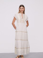 Vestido Cocos Arena Melange