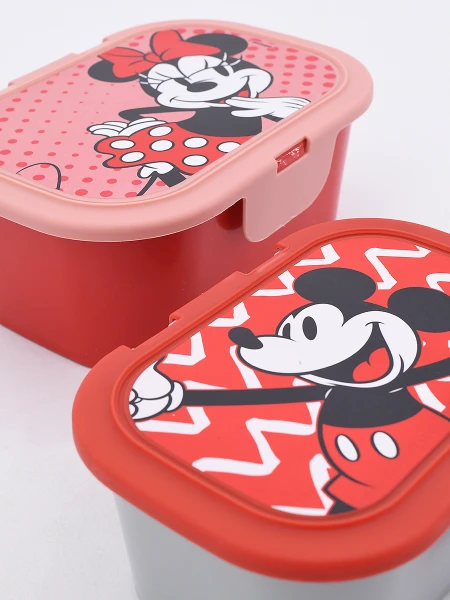 CONTENEDORES SET X2 MINNIE ROJO
