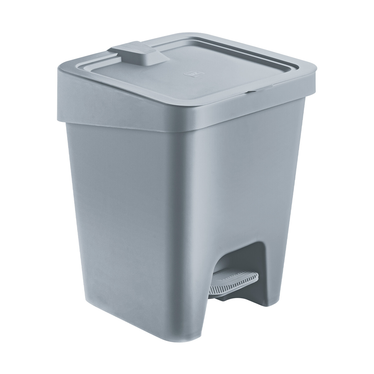Papelera con pedal 15L - GRIS 