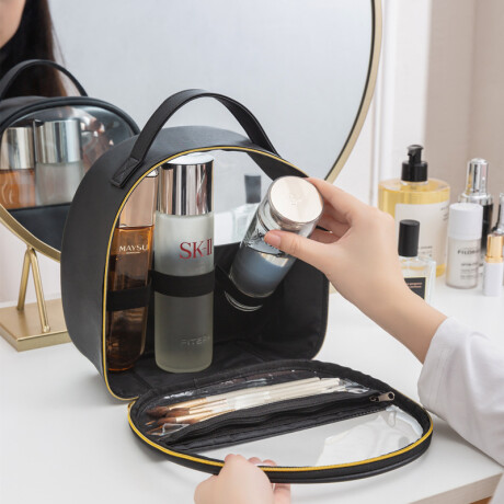 Set Cosmetiquero Neceser Tres Tamaños Negro