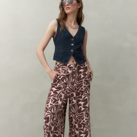 PANTALON ALESSIO PRINT Rosa Bebé