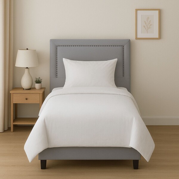 RESPALDO DE PARED FRENCH PANEL GRIS - 1,5 PLAZAS