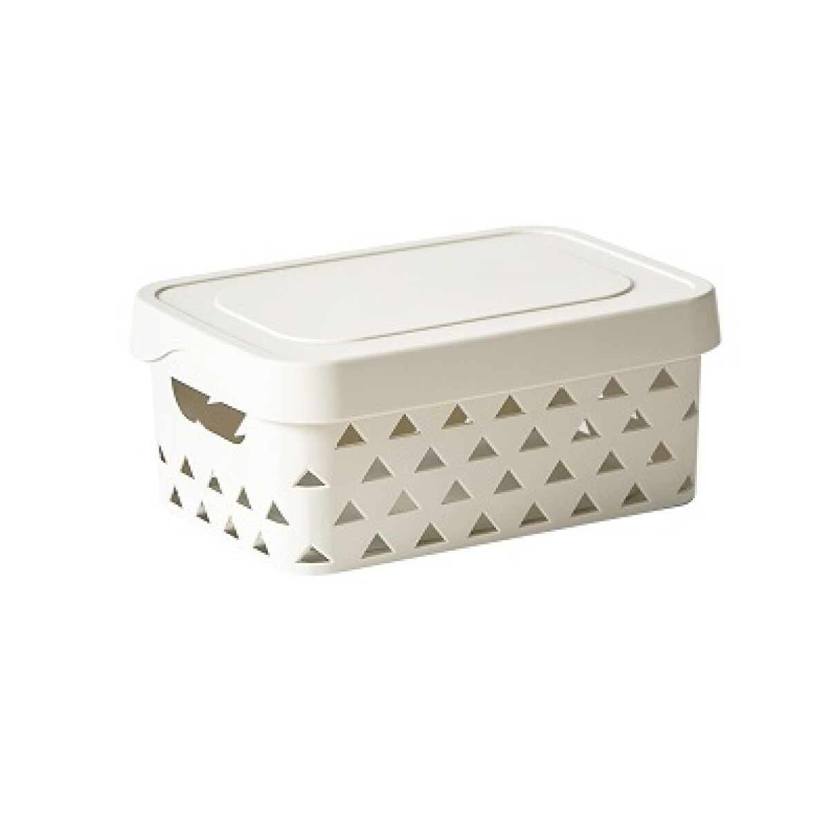 Organizador con tapa L - beige 