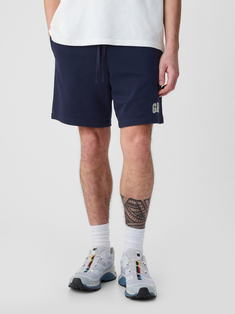 Short Deportivo Sin Felpa Logo Gap Hombre - Tapestry Navy 