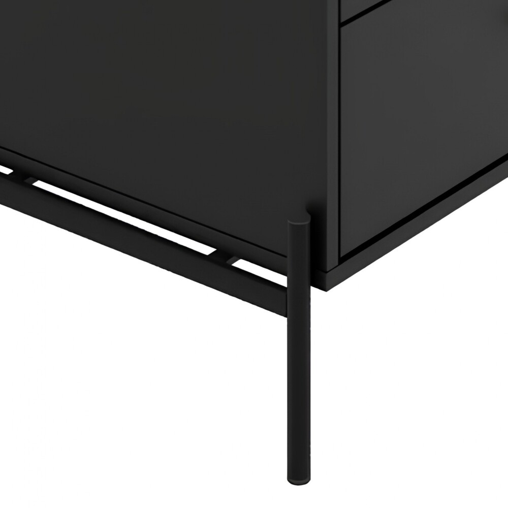 Mesa de Luz Jasper Negro Mate