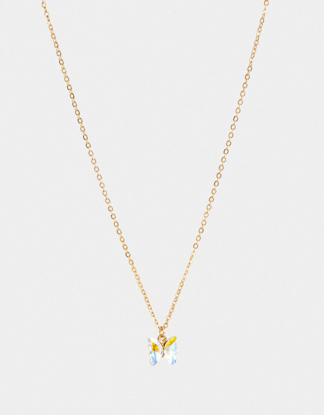 Cadena Corta con Dije Mariposas Cadena Corta Con Dije Mariposa - Dorado