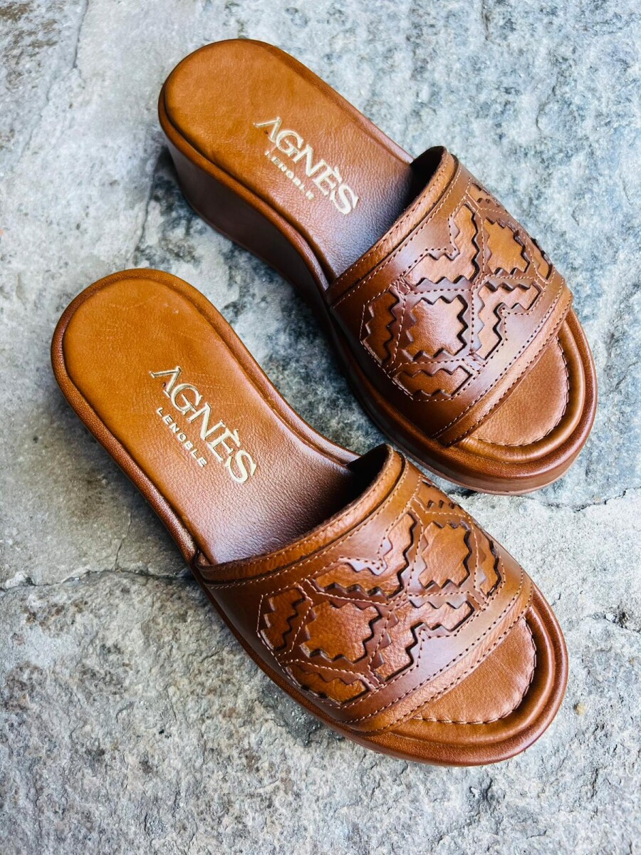 Fancy Pampa Shoes - Camel 