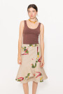 POLLERA BOUQUET Beige
