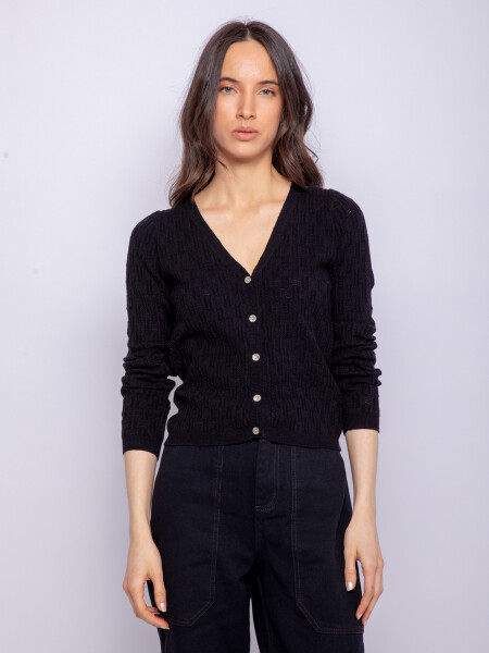 CARDIGAN FIGARI Negro