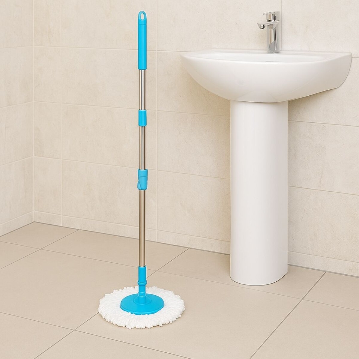 PALO PARA MOPA CENTRIFUGADOR - AZUL 