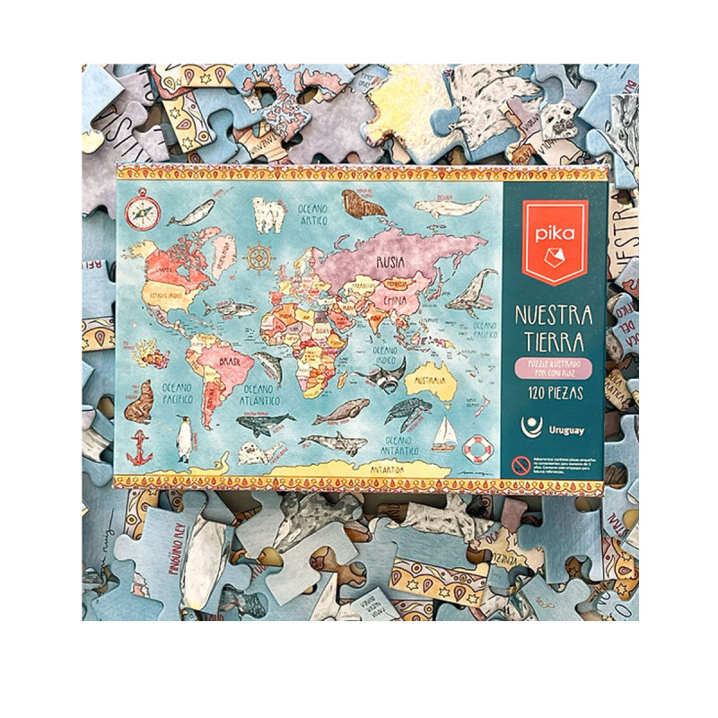 Puzzle nuestra tierra 120 piezas Pika Puzzle nuestra tierra 120 piezas Pika