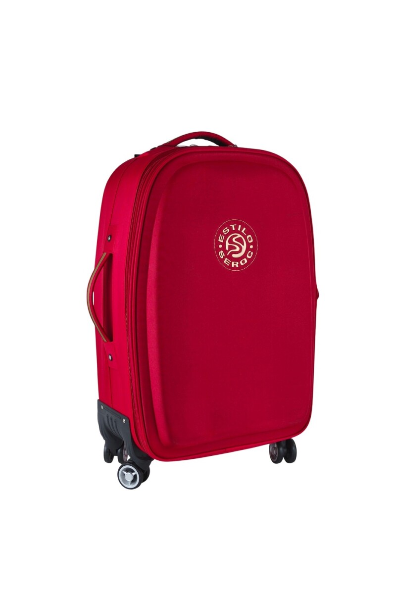 Valija 360 de tela grande Rojo