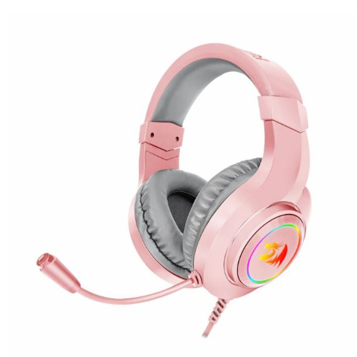 Auriculares Gamer Redragon H260 RGB Hylas Pink 