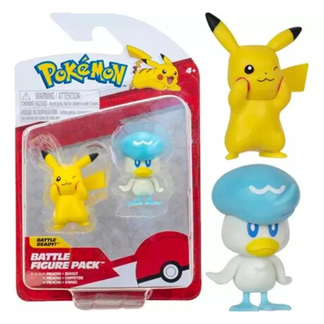 Battle Figure Pack Pikachu Quaxly Battle Figure Pack Pikachu Quaxly