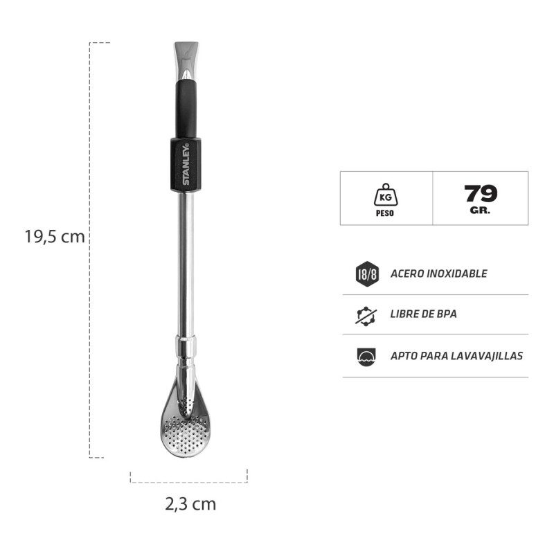 Combo Stanley Clásico, Termo Classic 940ml + Mate Acero Inox Combo Stanley Clásico, Termo Classic 940ml + Mate Acero Inox
