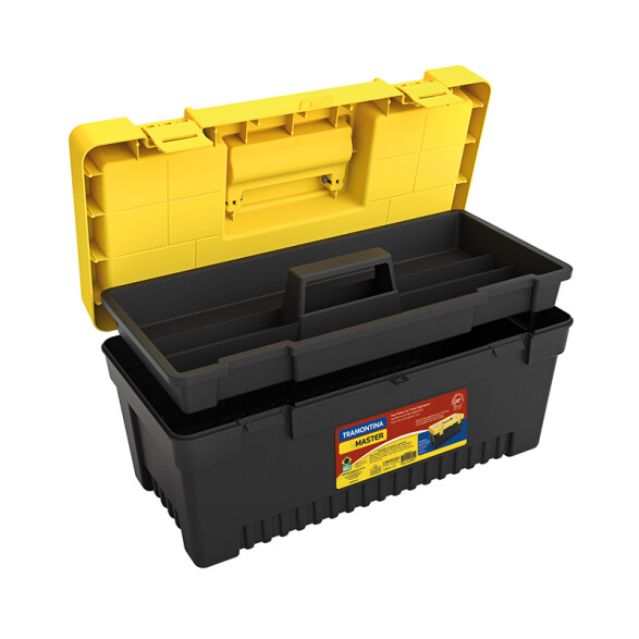 Caja de herramientas 20" tapa transparente. TN0840