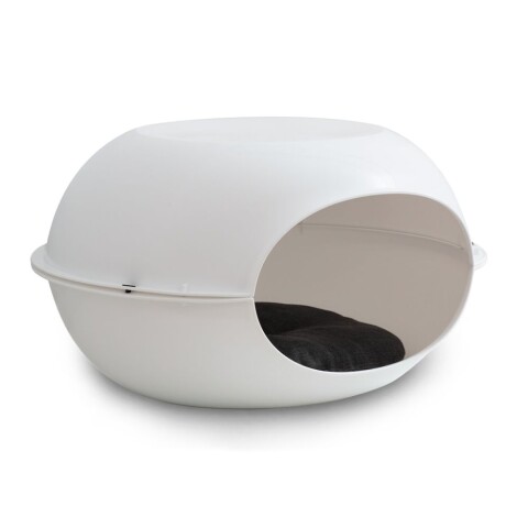 Camita Cerrada P/Gato Con Almohadon Luna Camita Cerrada P/Gato Con Almohadon Luna