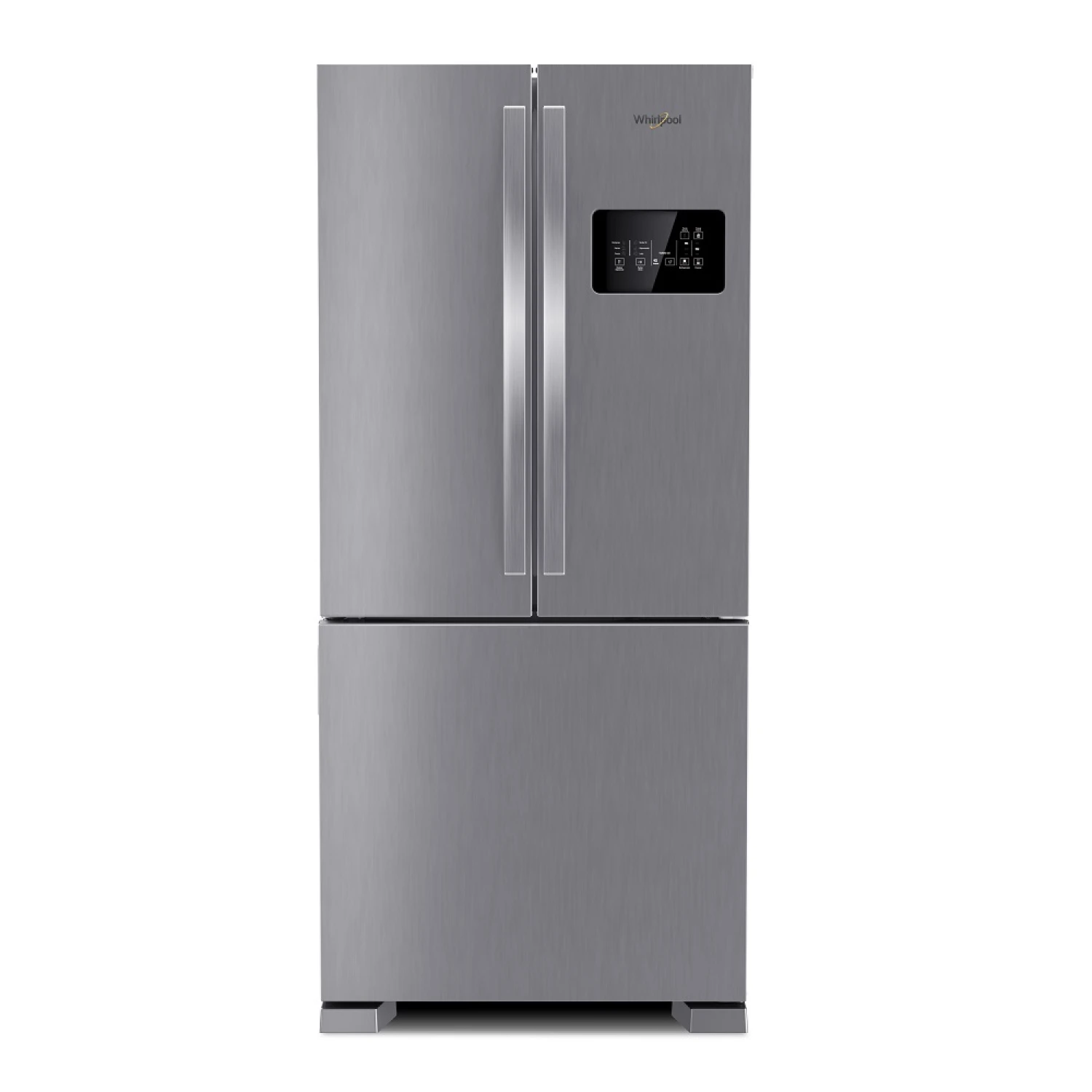 HELADERA WHIRLPOOL FRENCH DOOR 592 lts NO FROST INVERTER INOX 