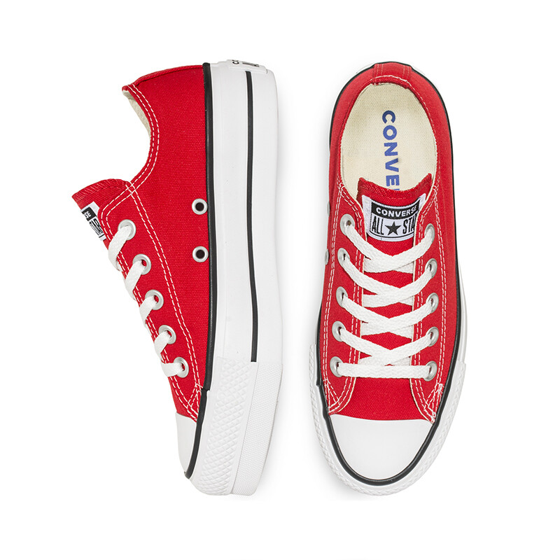 Championes Converse Chuck Taylor As Lift Ox de Mujer - 166586C-557145C Rojo